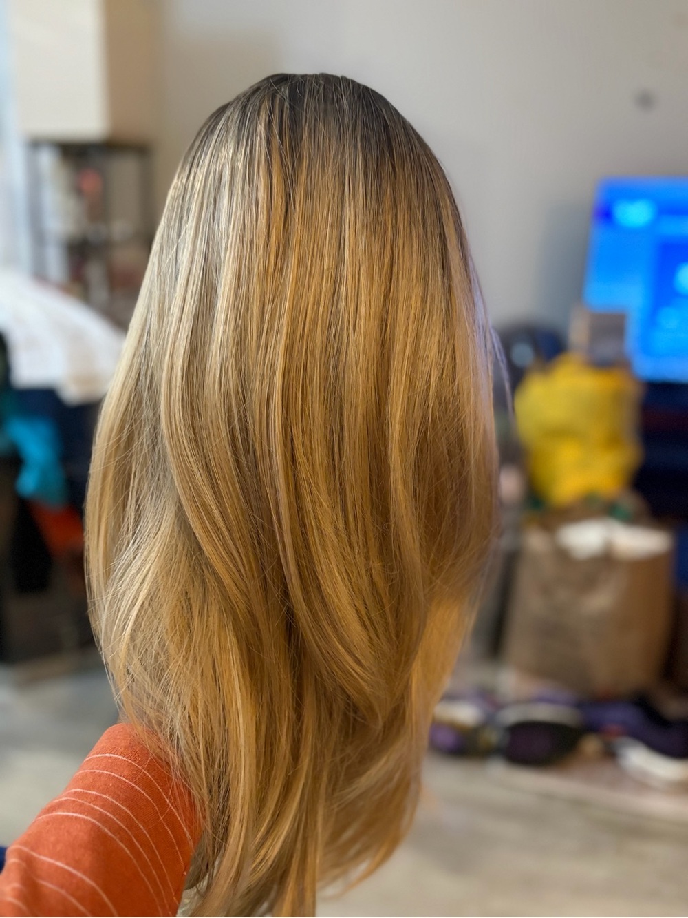 Smooth Honey Blonde Wig for Women - Natural Shine